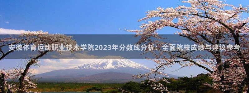 尊龙官方集团官网：安徽体育运动职业技术学院2023年分数线分